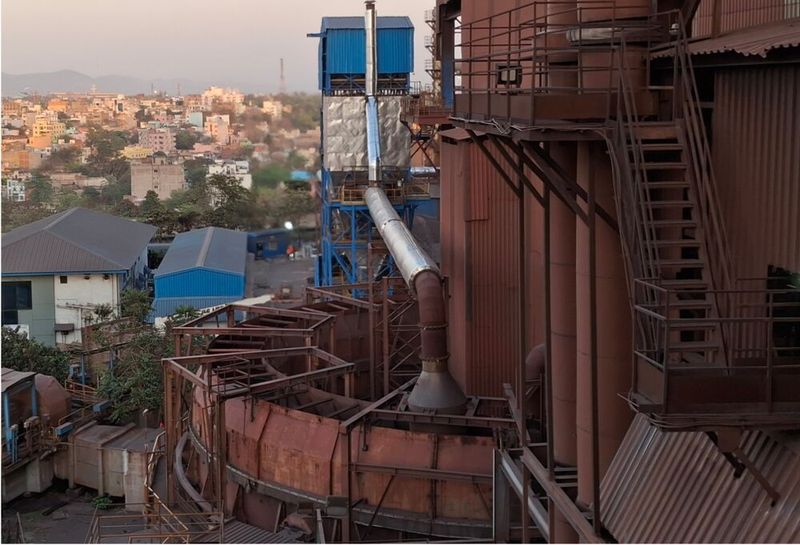 Die Sinterkühlung bei Tata Steel in Jamshedpur in Indien. (Bild: Kraftblock)