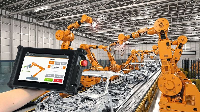 Die Geräte der M2Smart-HMI-Familie sind mobile, modulare und ergonomische HMIs, die allen Anforderungen der Industrie entsprechen und sich für viele Anwendungsgebiete eignen. (Bild:  ACD Elektronik)