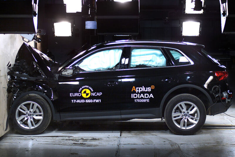 Keine Probleme: Der Audi Q5 überzeugte die Tester von Euro-NCAP ... (Euro-NCAP)
