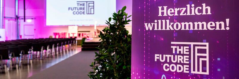 „The Future Code“ bietet an zwei Tagen Know-how und Inspiration rund um die Digitale Transformation - live und digital aus dem Vogel Convention Center. (Bild:  Stefan Bausewein)