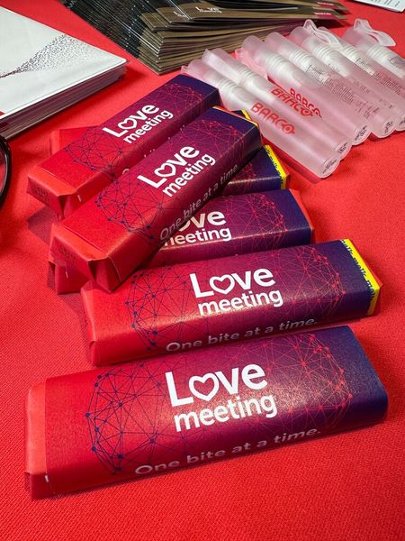 Die Love-Schokobar ist immer sehr begehrt bei den Vertrieblern. (Bild: Vogel IT-Medien GmbH)