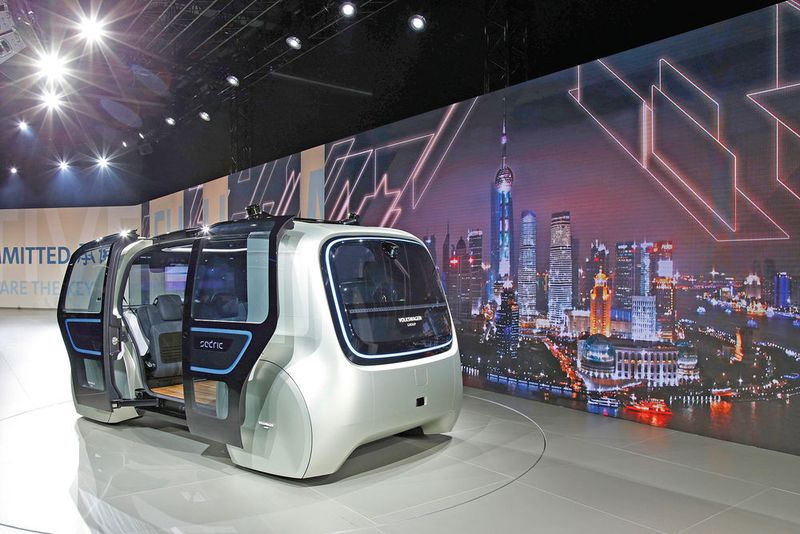 Auf der Automobilmesse in Shanghai hat VW mehrere Ideen für die Mobilität der Zukunft vorgestellt. (VW)