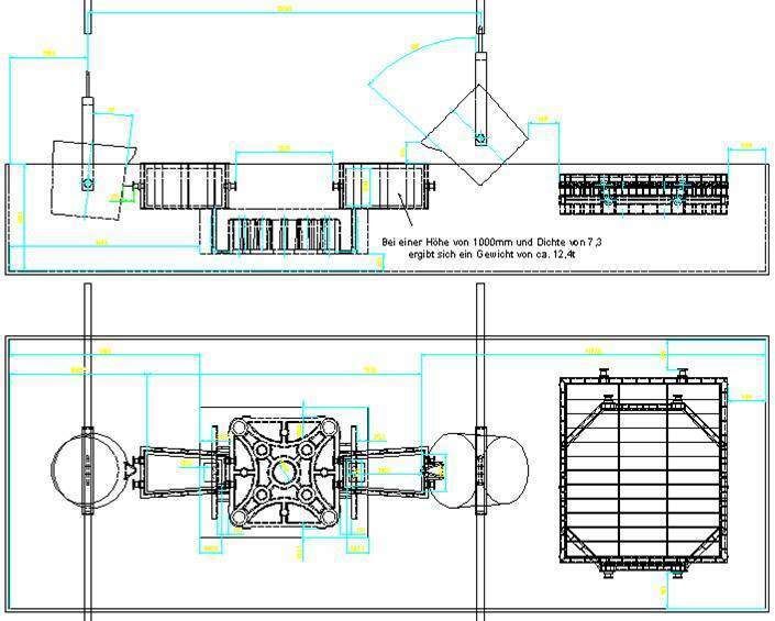 Bild 4a: Darstellung des Gießformenaufbaus für das Bauteil Presshaupt. (Archiv: Vogel Business Media)