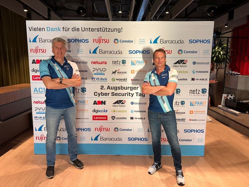 Die Geschäftsführer von netz16, Christian Popp (l.) und Andreas Herch, danken allen herzlich und freuen sich darauf, alle am 25.9.2025 wiederzusehen. (Bild: Vogel IT-Medien GmbH)