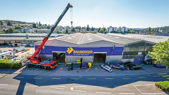 Le nouveau site de Bauberger AG à Bienne. Le nouveau site de Bauberger AG à Bienne.