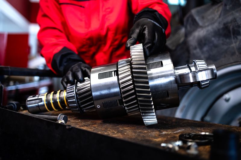 The tractor gearbox was removed for maintenance purposes. (Stock image)(Source:  littlewolf1989 – stock.adobe.com)