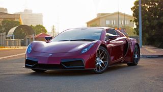 Dieser Möchtegern-Ferrari namens EVX wurde von Vega Innovations aus Sri Lanka entwickelt.  (Bild: Vega Innovations)