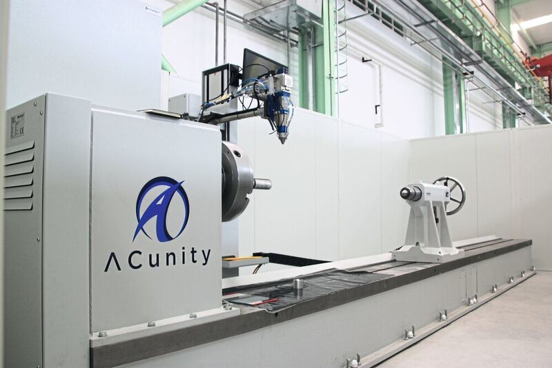 Gleich drei Systeme zum EHLA-Laserauftragschweißen hat Acunity nach China geliefert, weitere sollen folgen. (Fraunhofer-ILT)