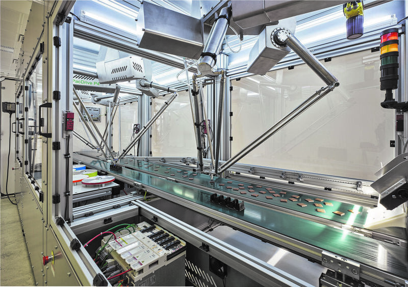 Der Roboter Lexium Delta 2 ist für die schnelle Bestückung mit Nutzlasten von bis zu 60 kg ausgelegt, der Delta 3 bis zu 15 kg. (Bild: Schneider Electric)