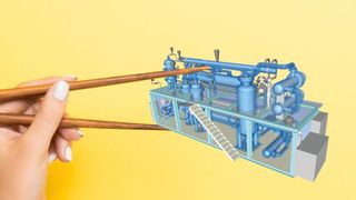 Re-thinking ammonia synthesis: Japanese developers want to bring production on site with compact plants like this one. (Source: ©sosiukin - stock.adobe.com; Tsubame BHB)