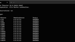 „Netstat“ ist ein wertvolles Tool für das Troubleshooting in Netzwerken. (Bild: Thomas Joos)