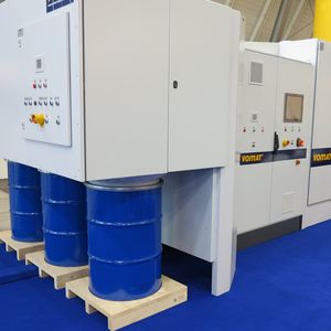 Vomat KSS microfiltration technology contributes to more efficient and resource-saving processes, for example in tool grinding. Sustainability thus becomes a real productivity reserve.(Source:  Vomat)