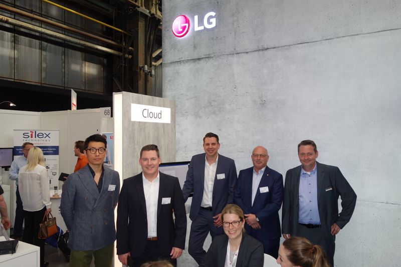 Das LG Team setzt auf den Schwerpunkt Cloud & Medical und Ultra Wide UHD. (Bild: IT-BUSINESS)