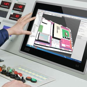 Mit dem PCAP Touch fine lassen sich beispielsweise technische Zeichnungen im PDF-Format oder Bilder direkt an der Maschine betrachten, über Mehrfingergestensteuerung an eine andere Stelle auf dem Bildschirm ziehen oder in ihrer Größe verändern.