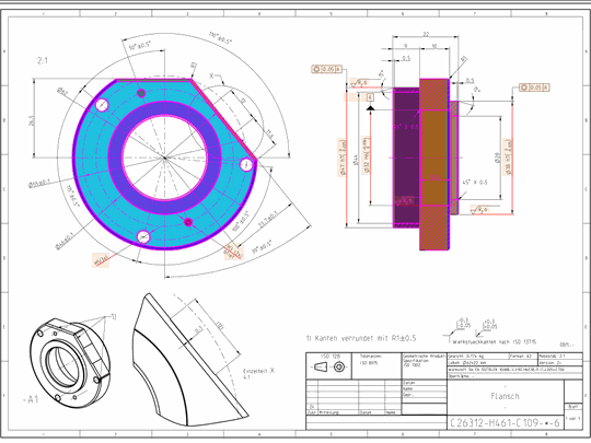 Classmate Draw ordnet die Informationen der digitalen Zeichnungen automatisch den richtigen Features des 3D-Modells zu.(Bild:  Simus Systems)