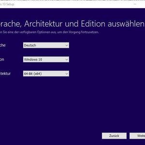 Mit dem MediaCreation-Tool kann die aktuelle Version von Windows 10 heruntergeladen und ein Installationsdatenträger erstellt werden.