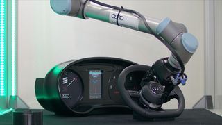 5G in der Produktion: Audi und Ericsson erforschen die sichere Zusammenarbeit zwischen Mensch und Maschine durch niedrige Ende-zu-Ende-Latenz. (AUDI AG)