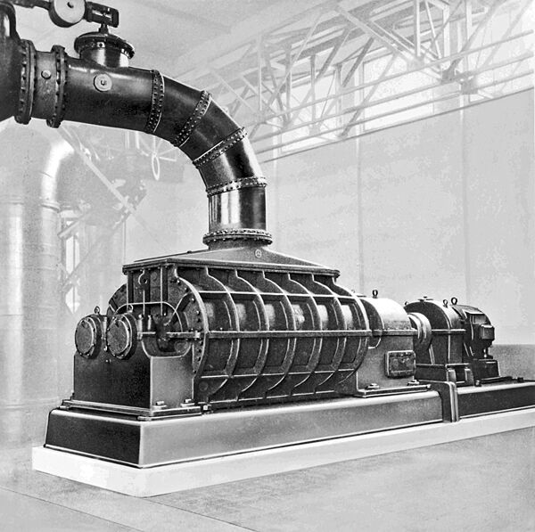 …die Aerzener Maschinenfabrik setzte auf Drehkolbenmaschinen und Aggregate zur Kompression von Gasen für Großkunden. (Bild: Aerzener Maschinenfabrik)