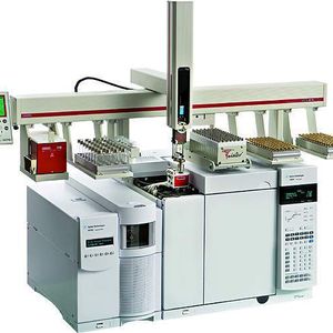 2	 Das bei der Analyse verwendete Agilent GC 6890 mit MSD 5973 erweitert durch den Multi-Purpose-Sampler (MPS) und die Thermal-Desorption-Unit (TDU) von Gerstel.
