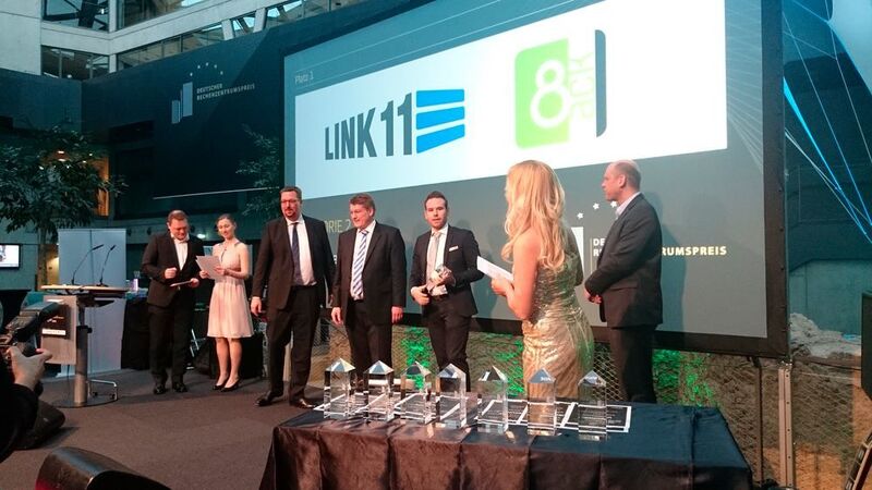 Sieger in der Kategorie RZ-Software: Link11 GmbH und 8ack GmbH (Bild: Tobias Mayer)