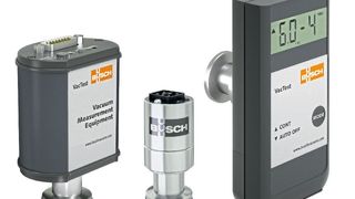 Die drei Produktreihen der Vac Test Vakuummesstechnologie von Busch: Vac Test Digitaltransmitter, Vac Test Analogtransmitter, Vac Test Mobile Messgeräte (von links nach rechts)  (Busch Dienste GmbH)