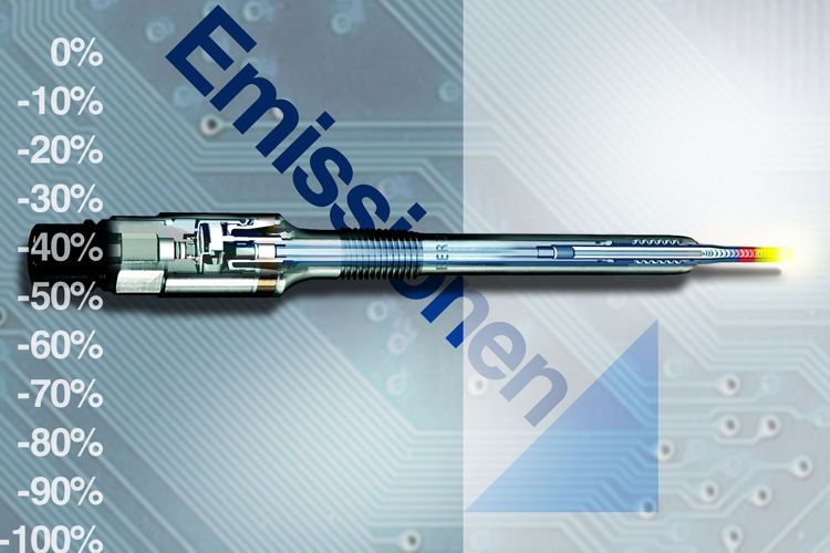 Beru sicherte sich mit der Drucksensor-Glühkerze für Dieselmotoren „PSG“ ebenfalls im Jahr 2006 die Auszeichnung. Die Glühkerze misst den Druck im Brennraum und ermöglichte damit den Serieneinsatz von Closed-Loop-Regelungen im Dieselmotor.  (Bild: Beru)