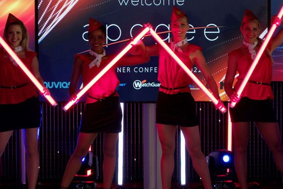 Watchguard präsentierte auf der Partnerkonferenz „Apogee“ den DACH-Partnern die strategische Ausrichtung sowie die Produkt- und Service-Roadmap der nächsten Monate. (Bild: Watchguard)