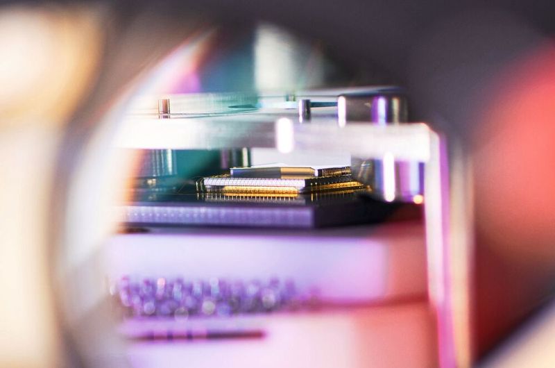 IonQ hat den ersten europäischen Quantencomputer in Betrieb genommen: Das Forte-System von IonQ lässt sich auf bis zu 36 algorithmische Qubits (#AQ) skalieren und kann über 34 Milliarden Möglichkeiten gleichzeitig verarbeiten.  (Bild: IonQ)