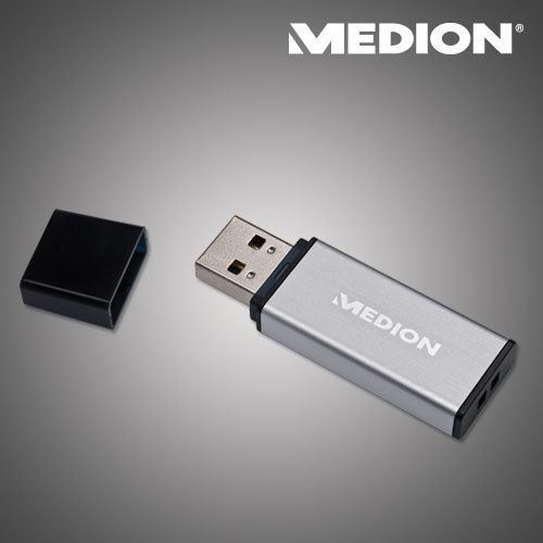 Der Medion-USB-Stick speichert bis zu 16 Gigabyte. (Archiv: Vogel Business Media)