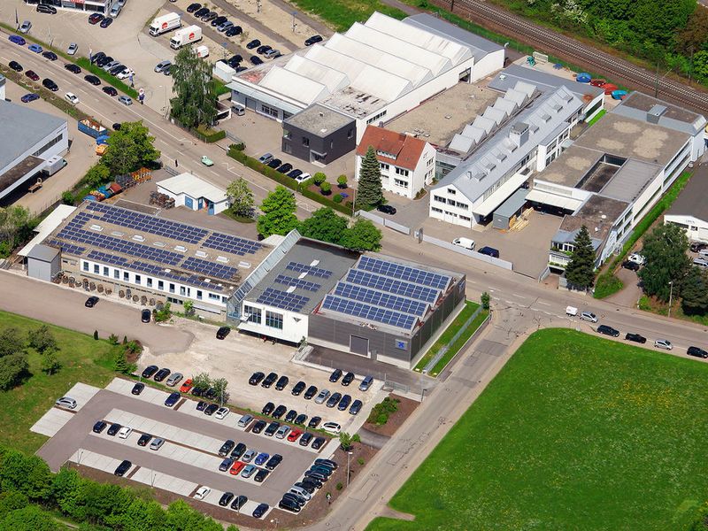 Das Stammwerk der Franke GmbH in der Oberen Bahnstraße in Aalen. (Bild: Franke)