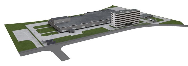 Abbildung 1: 11.000 Quadratmeter Hallengrundfläche entstehen. Bei Noris Network können Unternehmen Platz für ihre IT-Infrastruktur und Hosting-Dienste mieten. (Bild: Noris Network)
