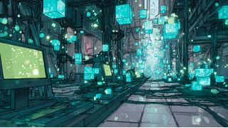 Bytes sind die kleinste adressierbare Speichereinheit bei Storage-Hardware wie Festplattenlaufwerken, SSDs, USB-Sticks oder anderen Speichermedien. (Bild: Midjourney / KI-generiert)