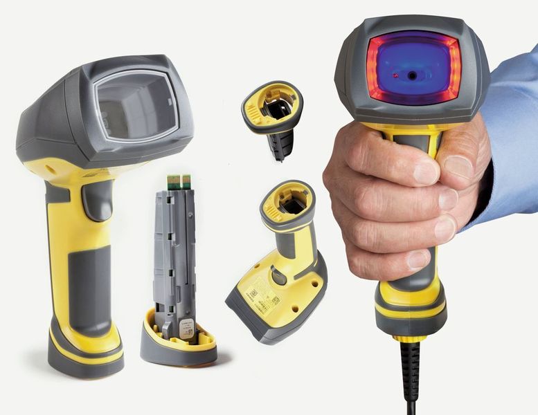 Bild 6: Die Familie der ID-Handlesegeräte Dataman 8000 mit hochauflösendem Bildsensor verfügt über die Flüssiglinsentechnik, modulares Kommunikationsdesign und Ultralight-Beleuchtung.  (Bild: Cognex)