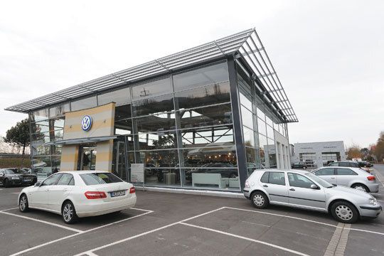 Der VW-Showroom von Sessner an der Mainstraße. (Archiv: Vogel Business Media)
