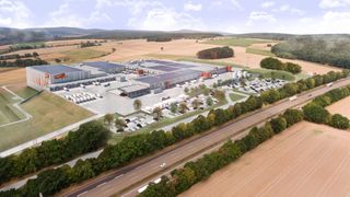 So soll das Logistikzentrum von Tegut einmal aussehen. (Tollé Planungsgesellschaft)