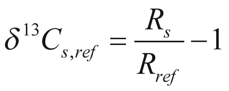 Formel zur Berechnung des Isotopenverhältnisses (Bild: Uni Duisburg-Essen)