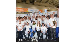 Die Deutschen Meisterschaften der "Mechatroniker" haben auf der Bildungsmesse Didacta stattgefunden. (Bild: World Skills)