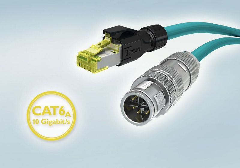 Mit Übertragungsraten bis zu 10 Gbit/s sind Kupfersteckverbinder auch für künftige Anforderungen gut gerüstet. (Phoenix Contact)