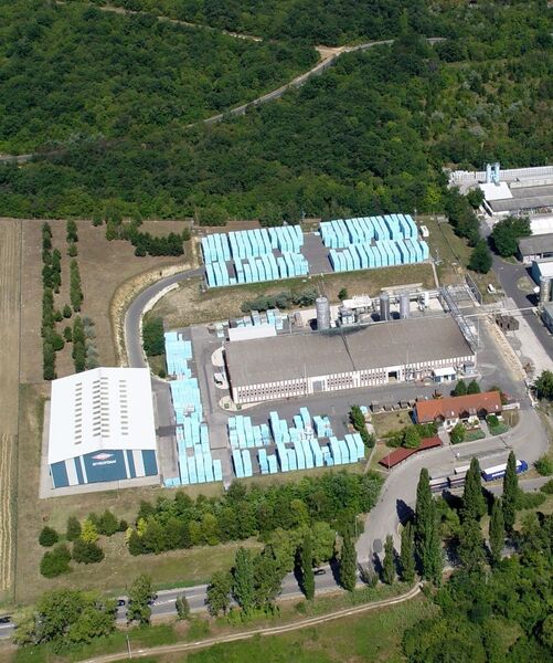 Dow styrofoam plant at Balatonfuzfo, Hungary. The company announced plans to shut down several styrofoam production sites in Europe and South America.  (Picture: Dow)