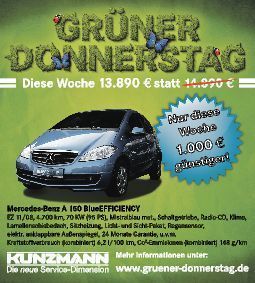 Jeden Donnerstag gibt es ein besonders umweltverträgliches Gebrauchtwagenangebot. (Archiv: Vogel Business Media)