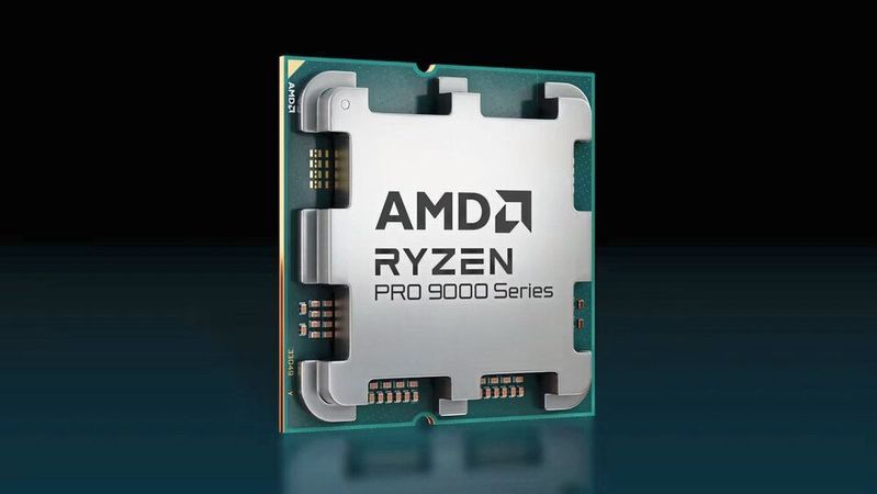 AMD Ryzen Pro 9000: Der Hersteller integriert erstmals die 3D-V-Cache-Technologie in Prozessoren für professionelle Workstations.(Bild:  AMD)