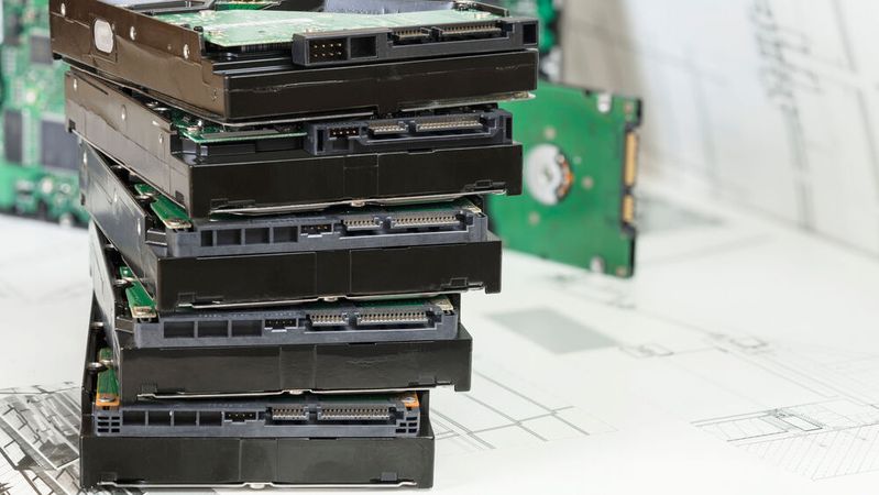 Wenn sich bei Systemhäusern die ausgedienten Festplatten und SSDs von Kunden stapeln, dann kann CBL Datenrettung die Entsorgung übernehmen, sofern sie Partner des Unternehmens sind. Brauchbare Komponenten wandern in das Ersatzteillager von CBL.(Bild: ©  Youril - stock.adobe.com)