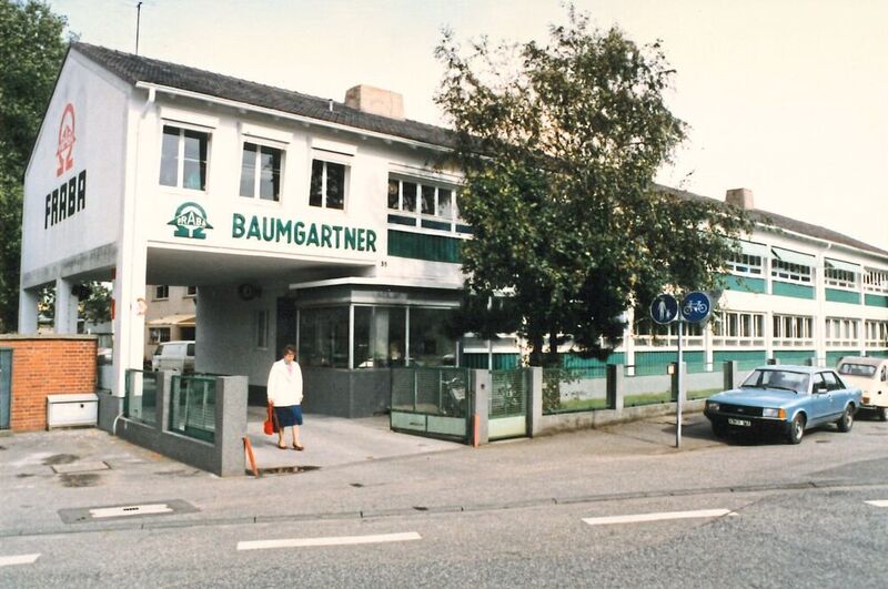 1987: Das Unternehmen agiert noch von der Bremerhavener Straße in Köln aus.  (Fraba)