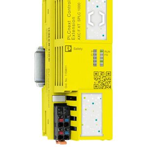 Das Erweiterungsmodul AXC F XT SPLC 1000 fungiert als Profisafe-Steuerung in dezentralen Anwendungen.(Phoenix Contact)