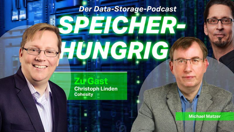 In dieser Folge von „Speicherhungrig“ führt unser Fachautor Michael Matzer ein Interview mit Christoph Linden, Field Technical Director von Cohesity, über die KI-gestützte Nutzung von Backups im Zuge des Datenmanagements. (Bild:  Vogel IT-Medien)