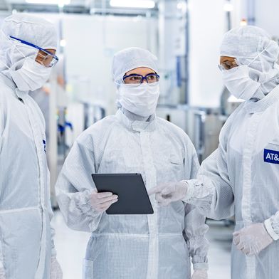 Clean: At AT&S, high technology is developed in specialized cleanrooms. (Image: AT&S)