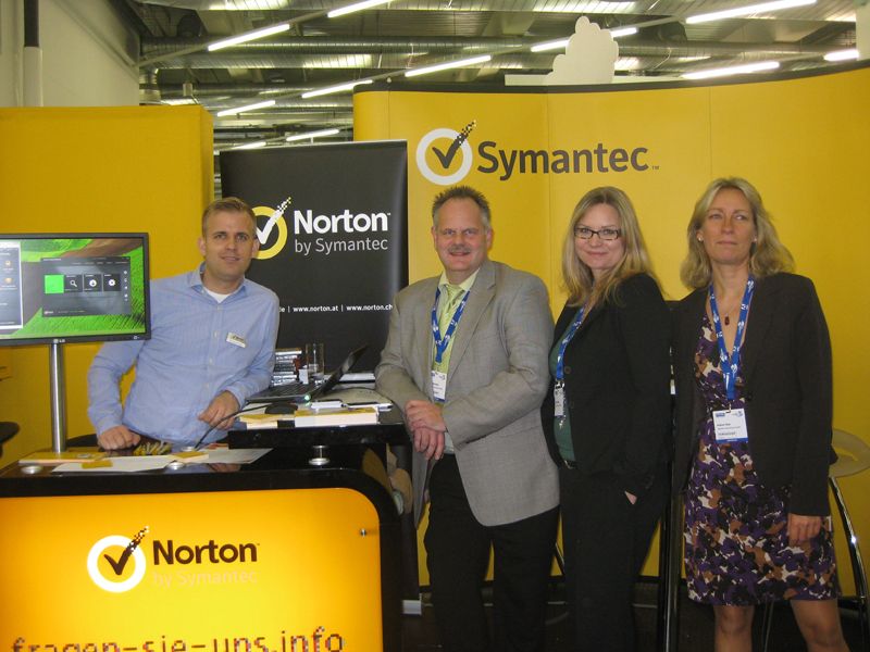 Das Symantec-Team: v.l. I. Hoos, A. Bode, S. Döring, A. Steer (Archiv: Vogel Business Media)