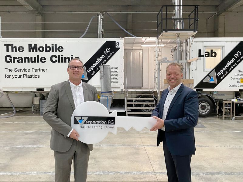 Greiwing übernimmt die Separation AG (v.l.): Georg Wilms, ehemaligen Inhaber der Separation AG, und Jürgen Greiwing, geschäftsführender Gesellschafter von Greiwing.  