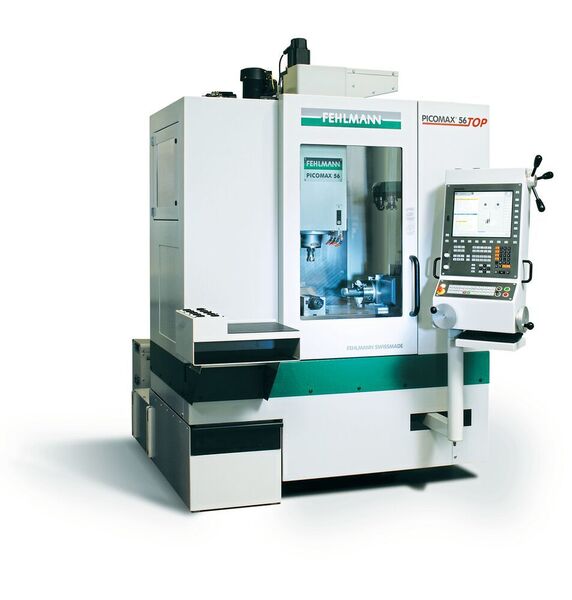Picomax 56 Top – die universelle Fräsmaschine für den manuellen und CNC-Betrieb. Einfach und sofort arbeiten, ohne zeitaufwendige Programmierung.  (Fehlmann)