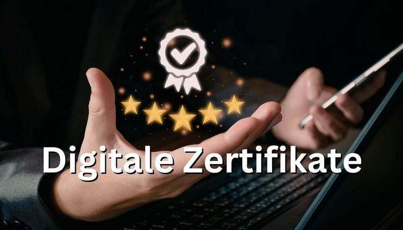 Ein digitales Zertifikat bestätigt Personen oder Objekte und seine Authentizität und Integrität lässt sich durch kryptografische Verfahren prüfen. (Bild:  @alfred-evelinas-images via Canva: Visual Suite for Everyone)